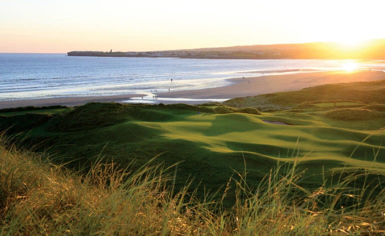 Image of the 6th hole on the Old Golf Course at Lahinch Golf Club, County Clare, Ireland