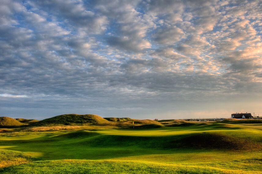 Image of the 3rd hole at Cashen Golf Course at Ballybunion, County Kerry, Ireland