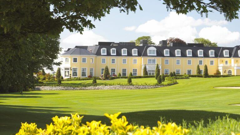 Image of the lawn and exterior of the building at Wolseley Resort, County Carlow, Ireland, Europe