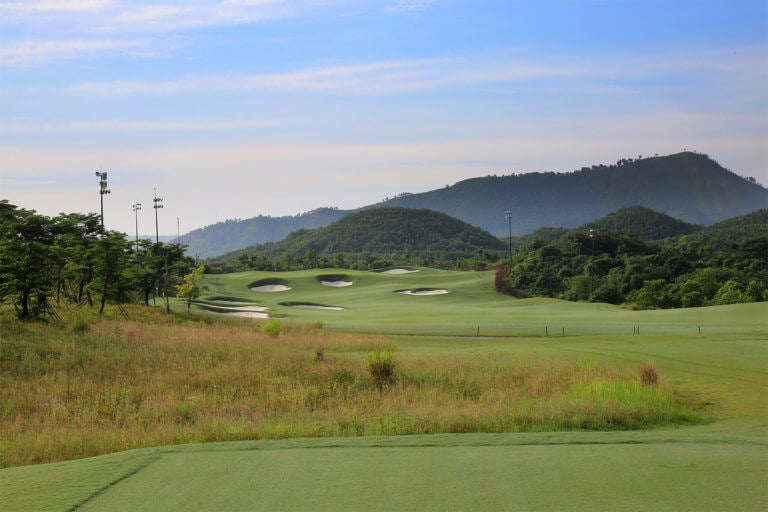 Image displaying the view from the 3rd tee at Ba Na Hills Golf Club, Da Nang, Vietnam