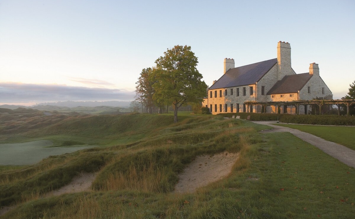 Image of the clubhouse at Whistling Straits, Whistling Straits, Destination Kohler, Sheboygan, Wisconsin, USA