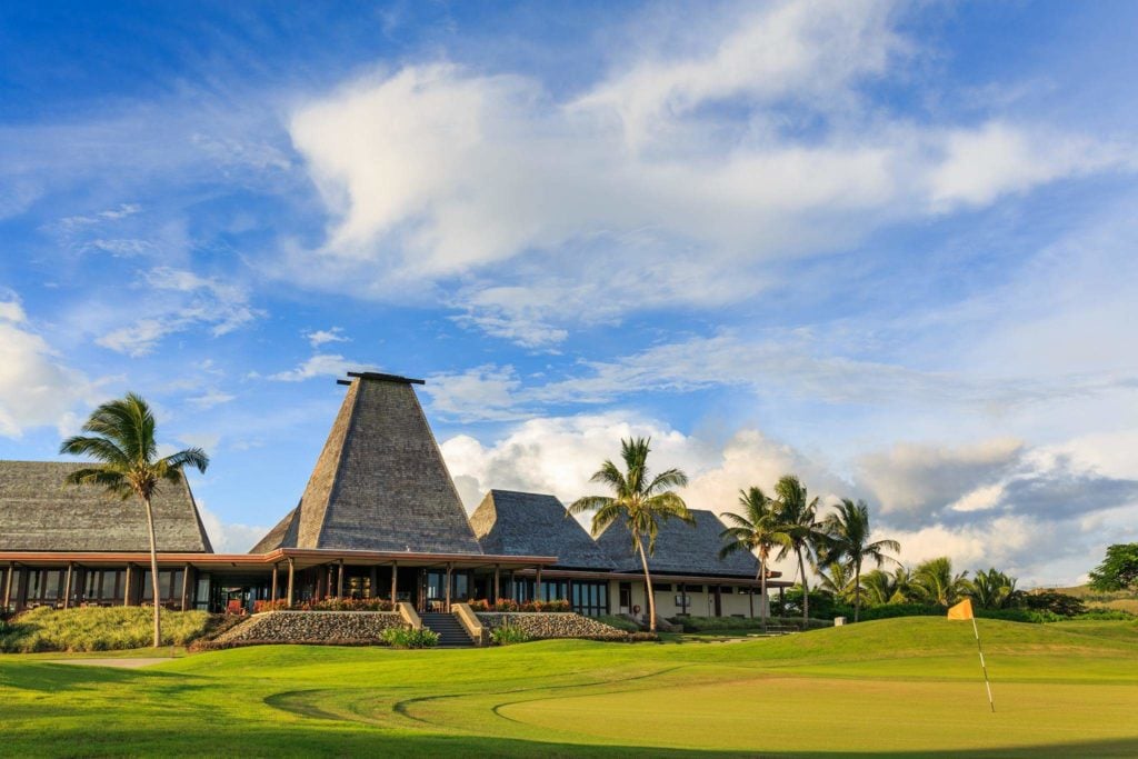 Image of a golf course in Fiji