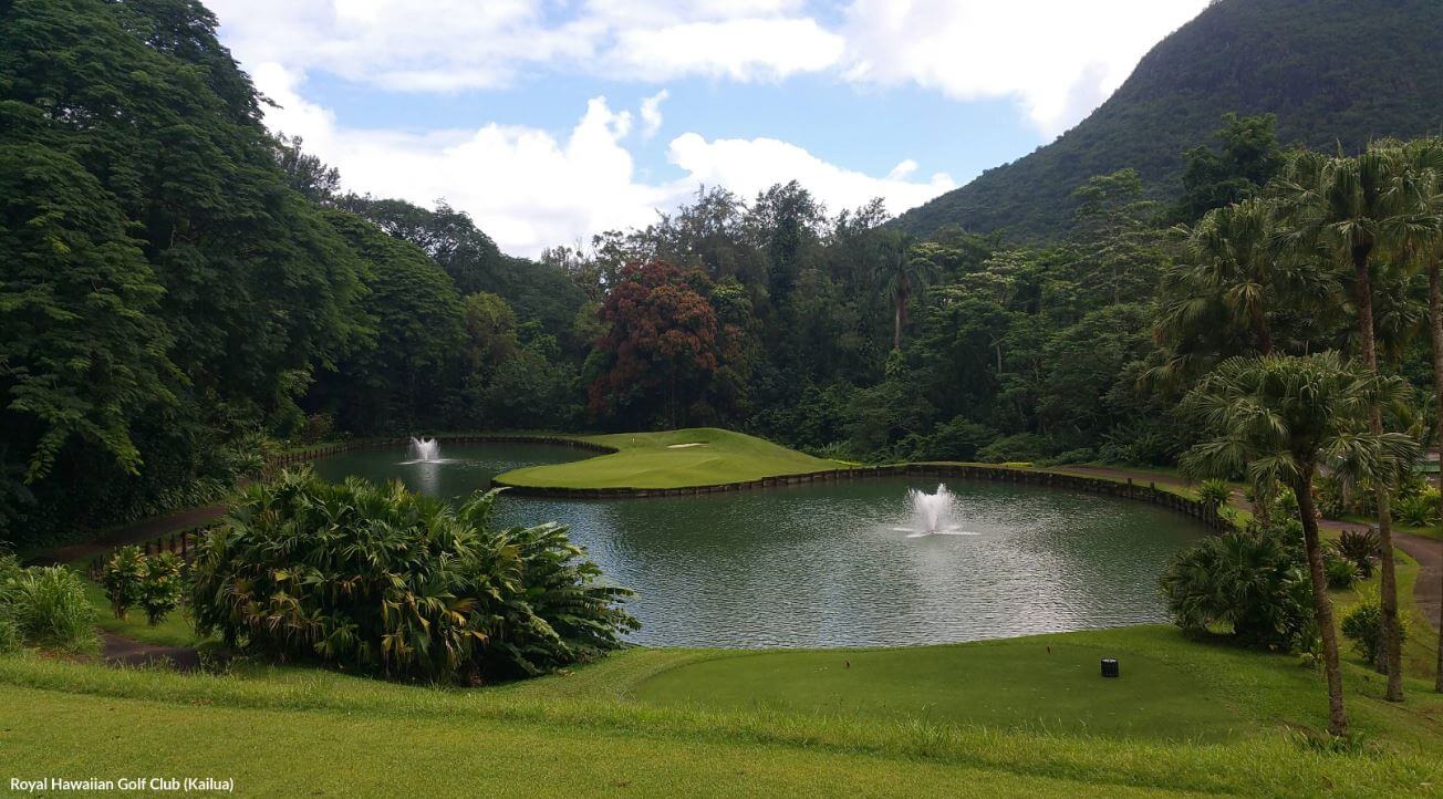 Image of the Royal Hawaiian Golf Course on Oahu, Hawaii, USA