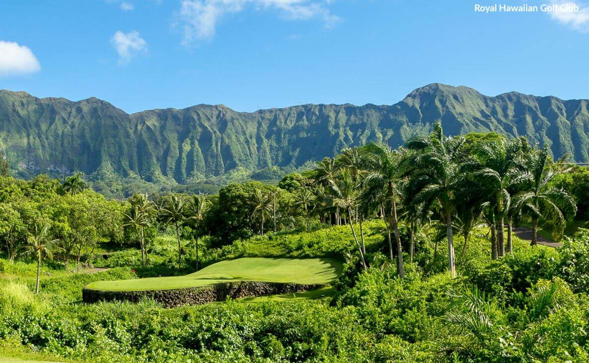 Image of the Royal Hawaiian Golf Club on Oahu, Hawaii, USA