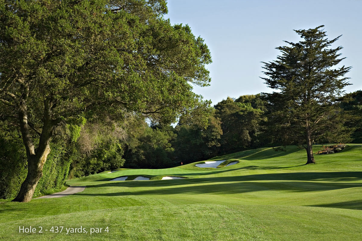 Image of the 2nd hole at Pasatiempo Golf Course, California, USA