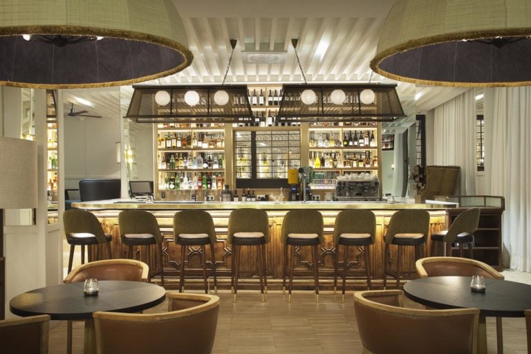 Newly refurbished bar awaits golfers at PGA Catalunya Golf Resort in Spain