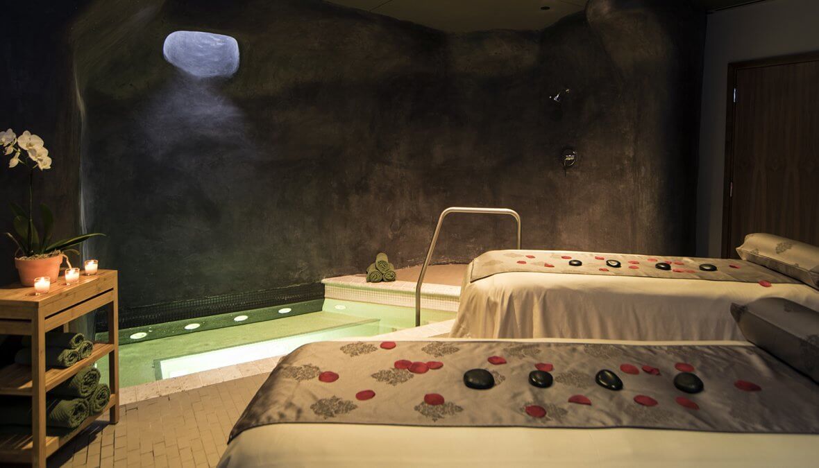 Interior view of a spa treatment room at Streamsong Resort in Florida