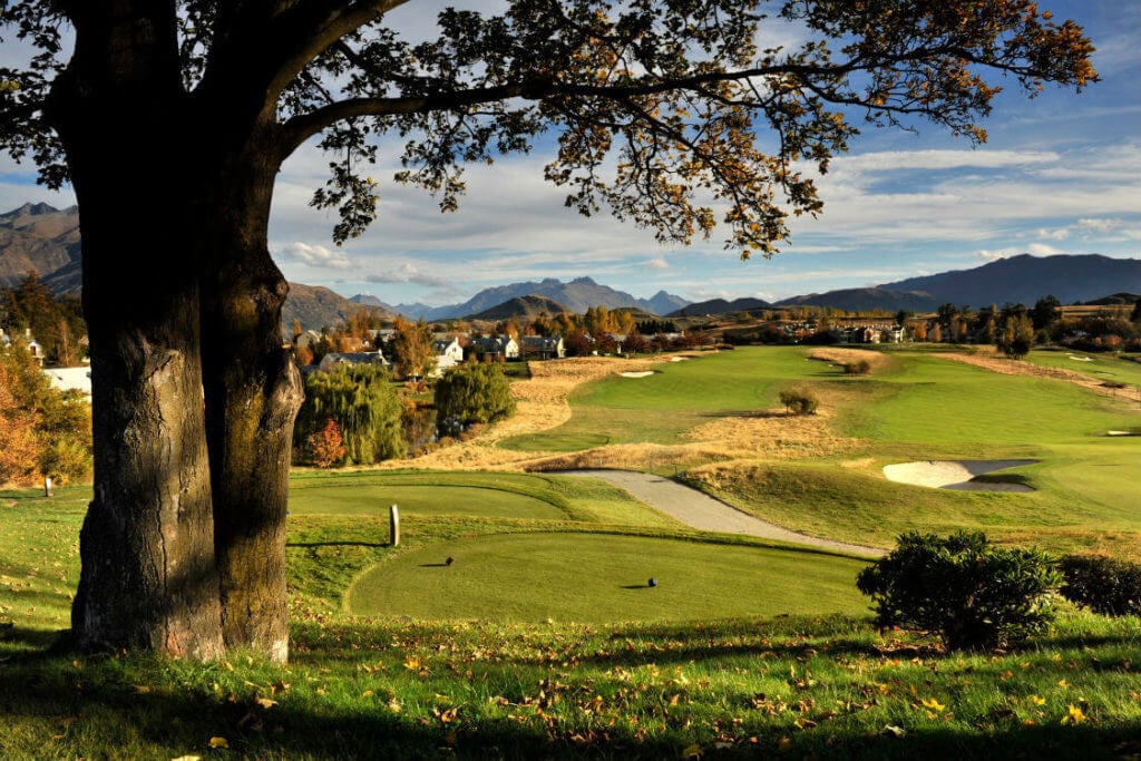 Landscape image of the Millbrook Golf Course near Queenstown, New Zealand