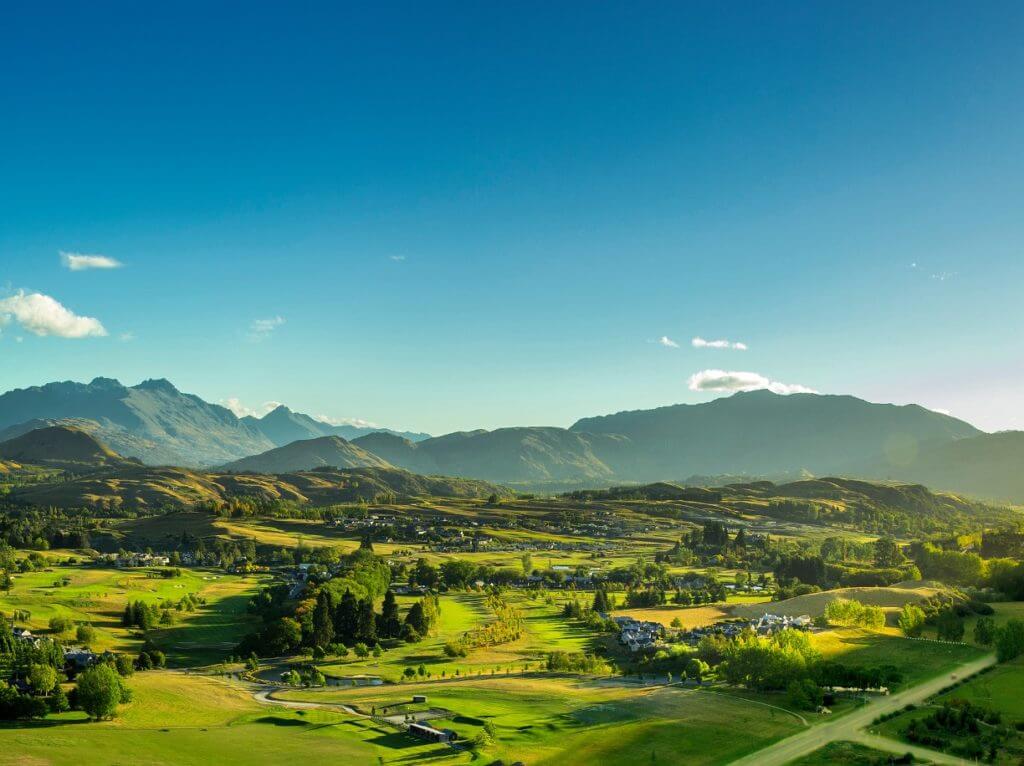 Image displaying the Millbrook Resort Golf Course and accommodation in New Zealand