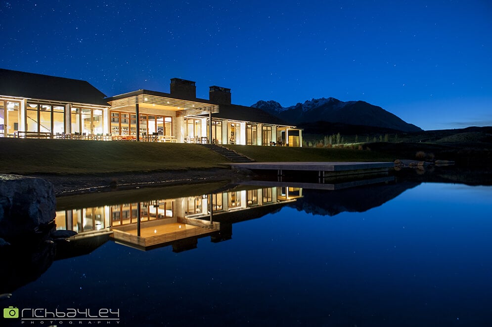 Image displaying Rich Bayley's photograph of Jack's Point Clubhouse, Queenstown