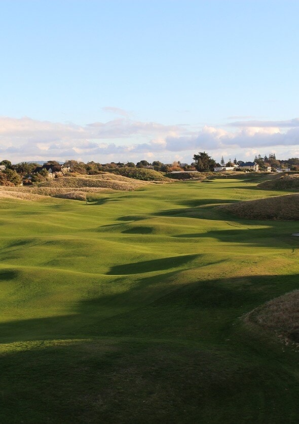 Image displaying the rolling fairways of Paraparaumu Golf Links, New Zealand