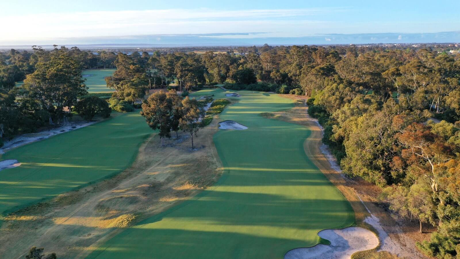 Wide open fairways and native trees await golfers on the third hole of the Metropolitan Golf Club