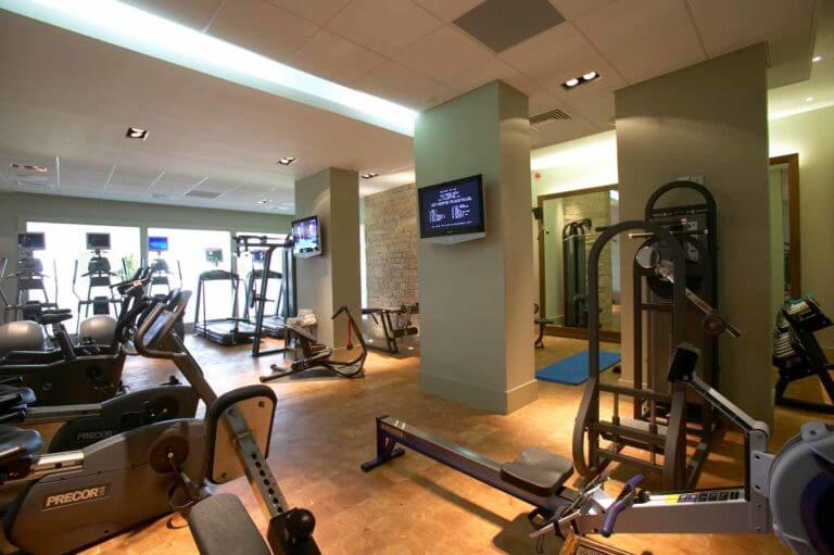 The latest gym equipment on display in The Old Course Hotel Gym