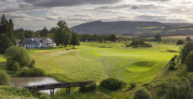 Overlooking the Queens Golf Course and surrounding countryside