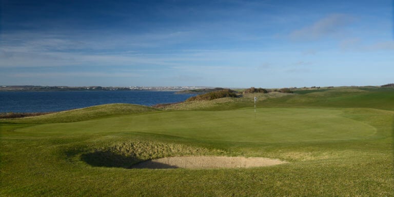 14th green overlooks Galway city
