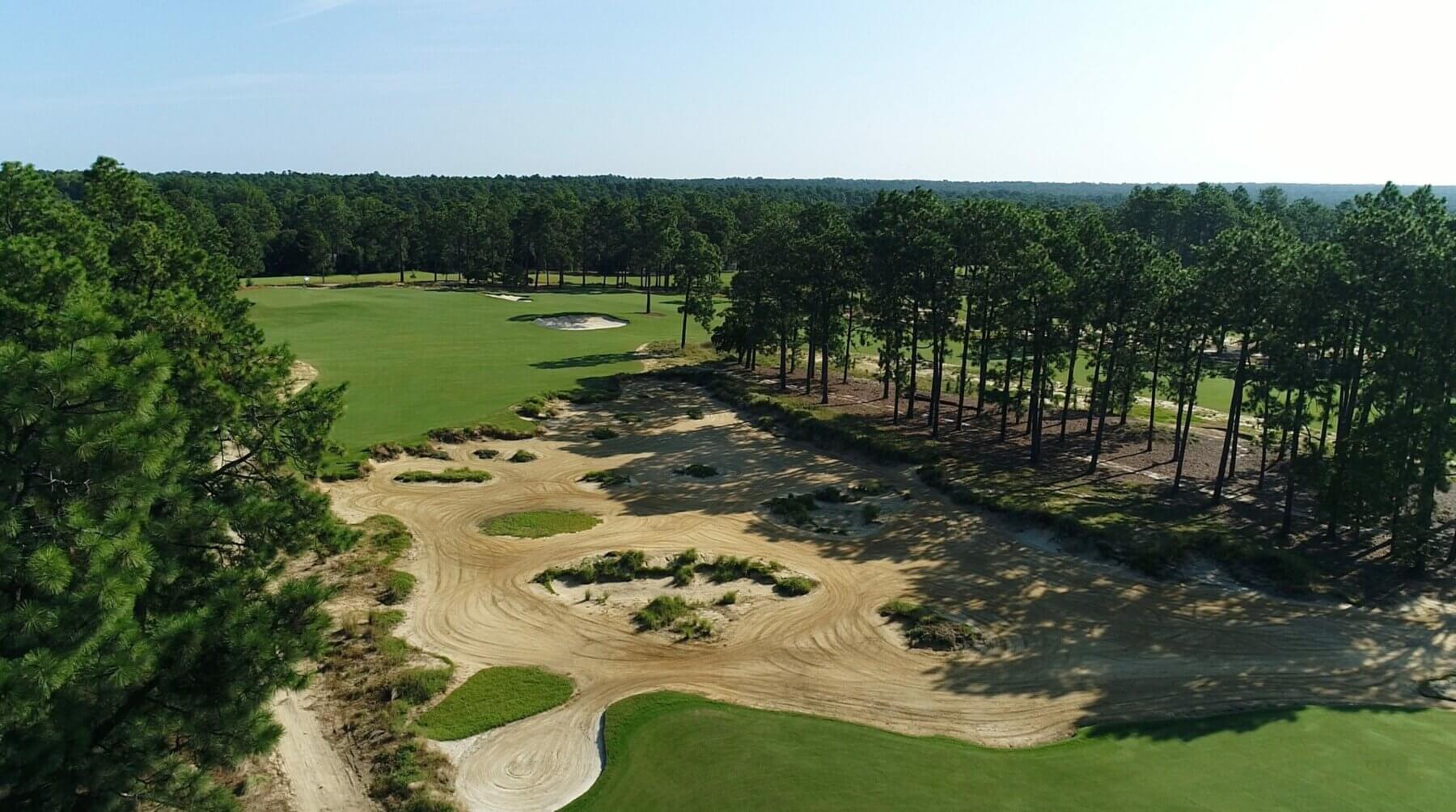Pinehurst No. 4 wasteland bunkers
