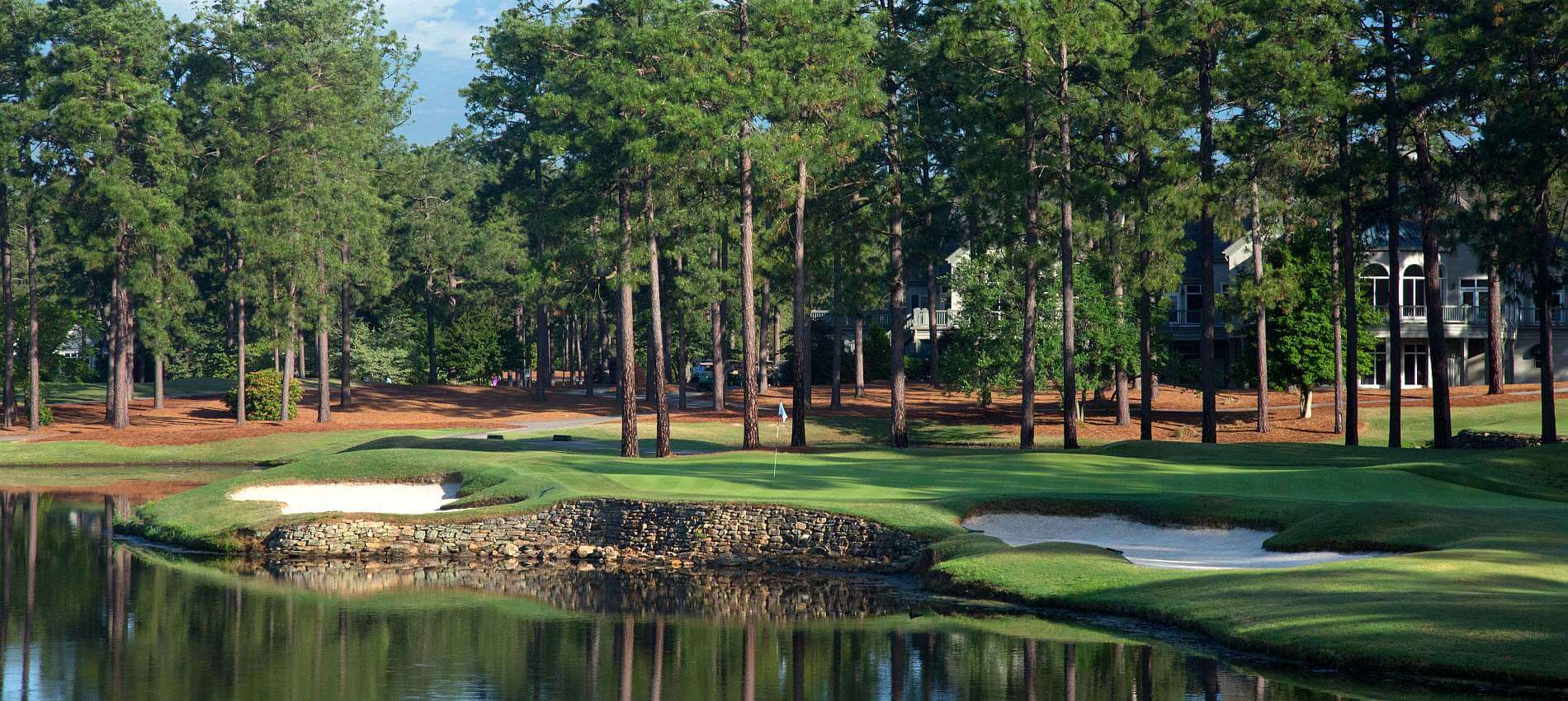 Lakeside green at Pinehurst No. 1 golf course