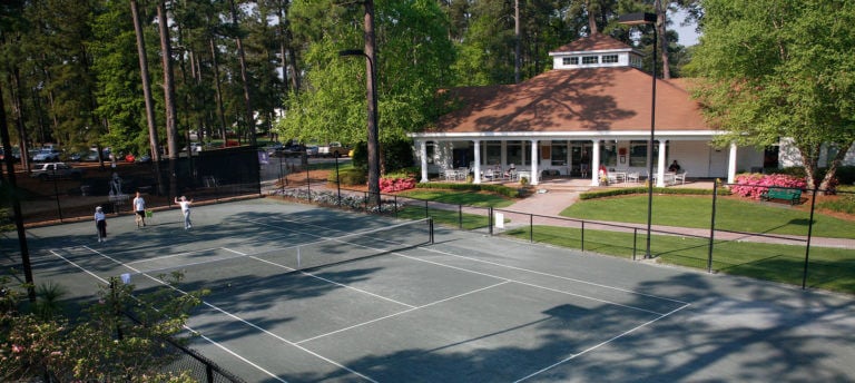Tennis court at Pinehurst Country Club