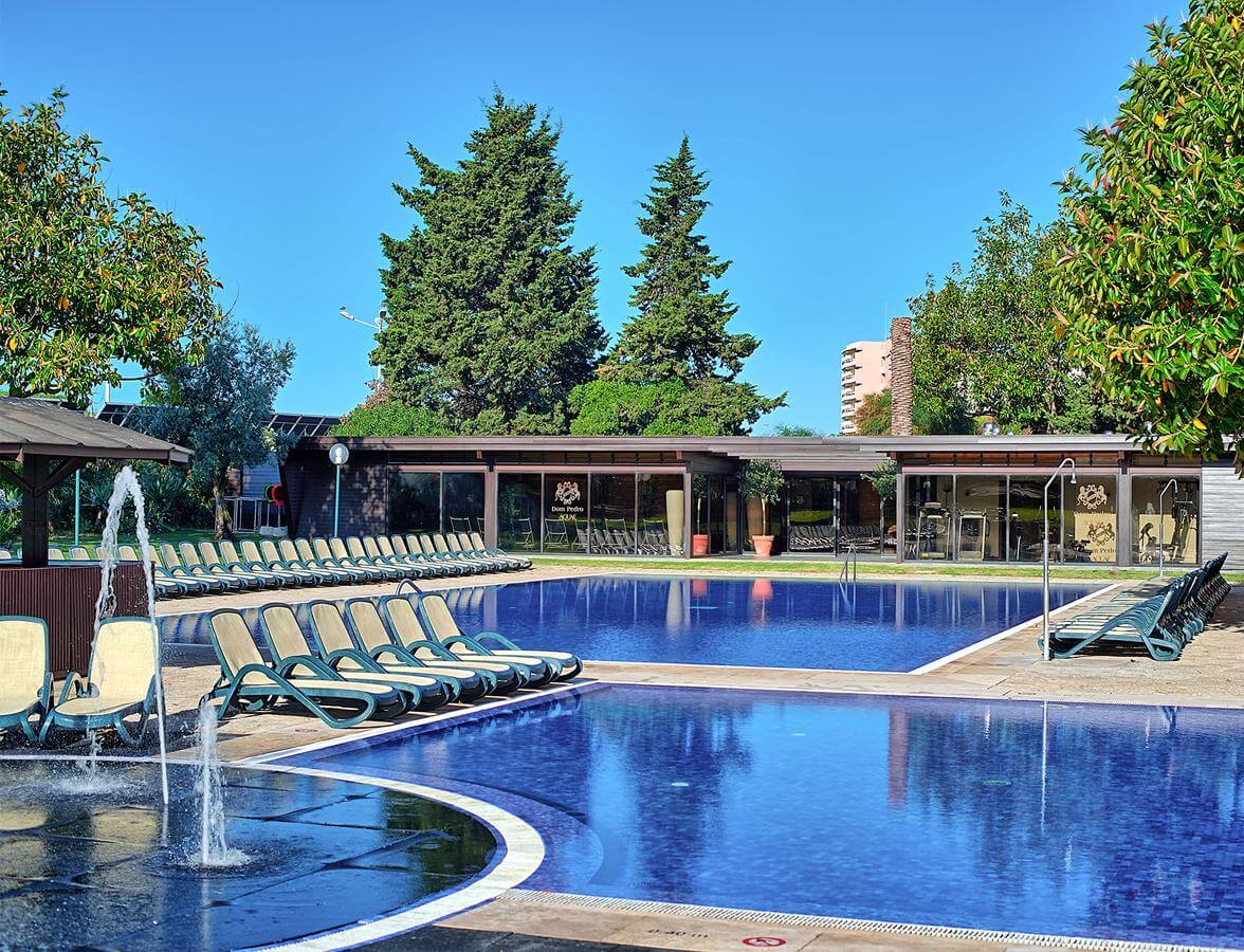 Multiple pools at Dom Pedro Resort Vilamoura
