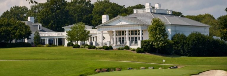 Quail Hollow golf clubhouse in North Carolina