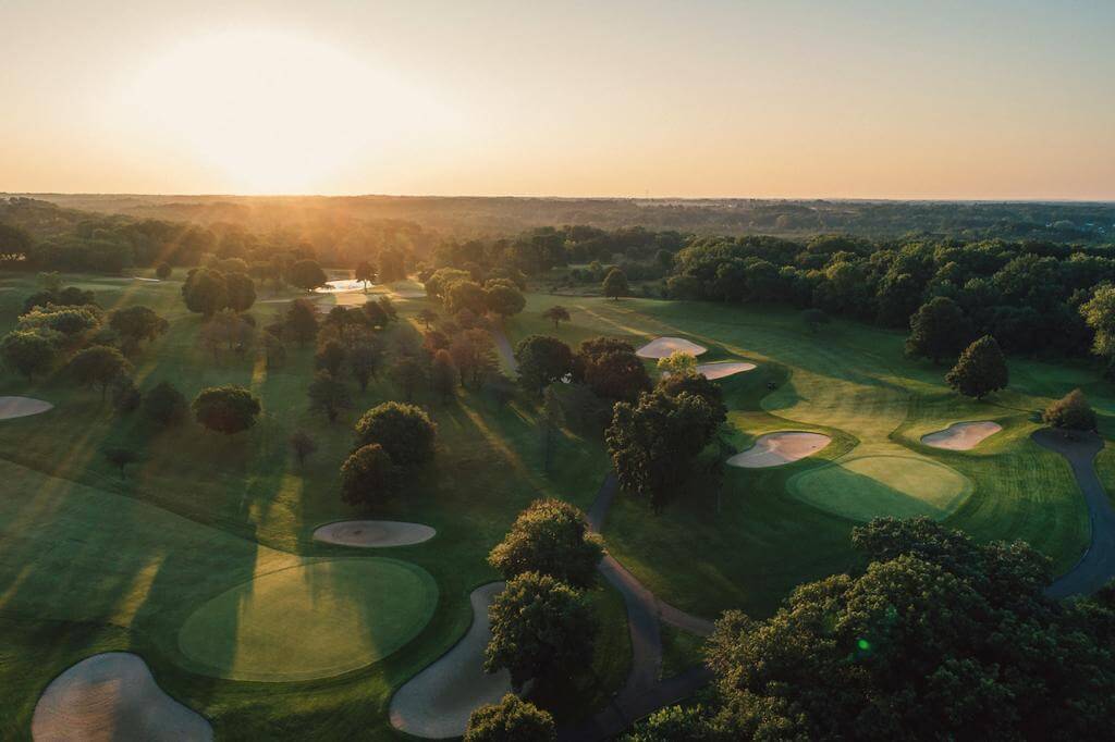 golf course aerial view Grand Geneva