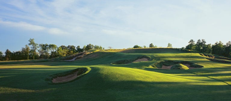 Golf Course views at Erin Hills