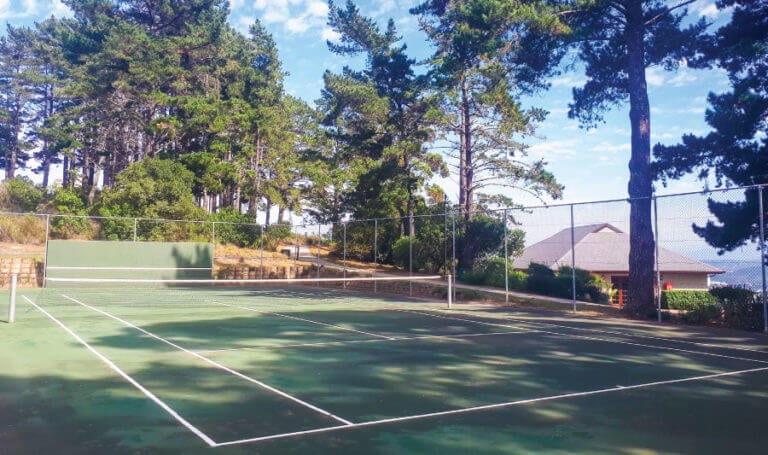 Tennis Court available for guests at Pezula Golf Resort