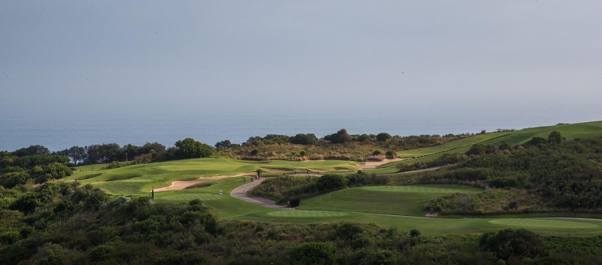 Indian Ocean serves as backdrop to the Pezula Golf Course