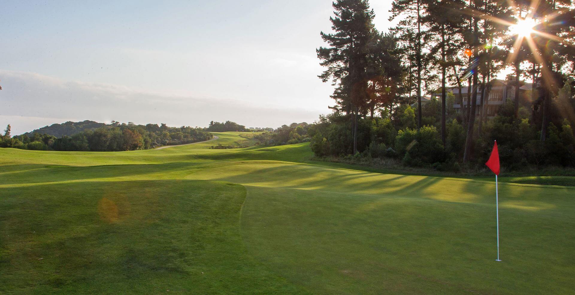 Rolling golf course set amongst private real estate at Pezula Hotel & Spa