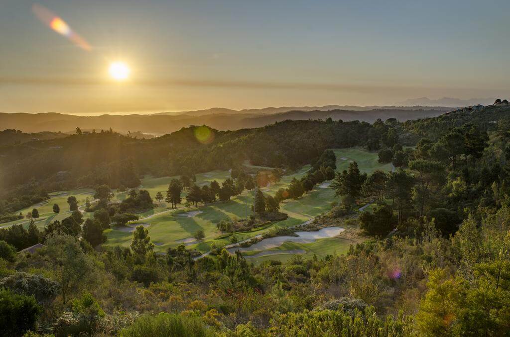 Sun rises over the Simola Golf Estate