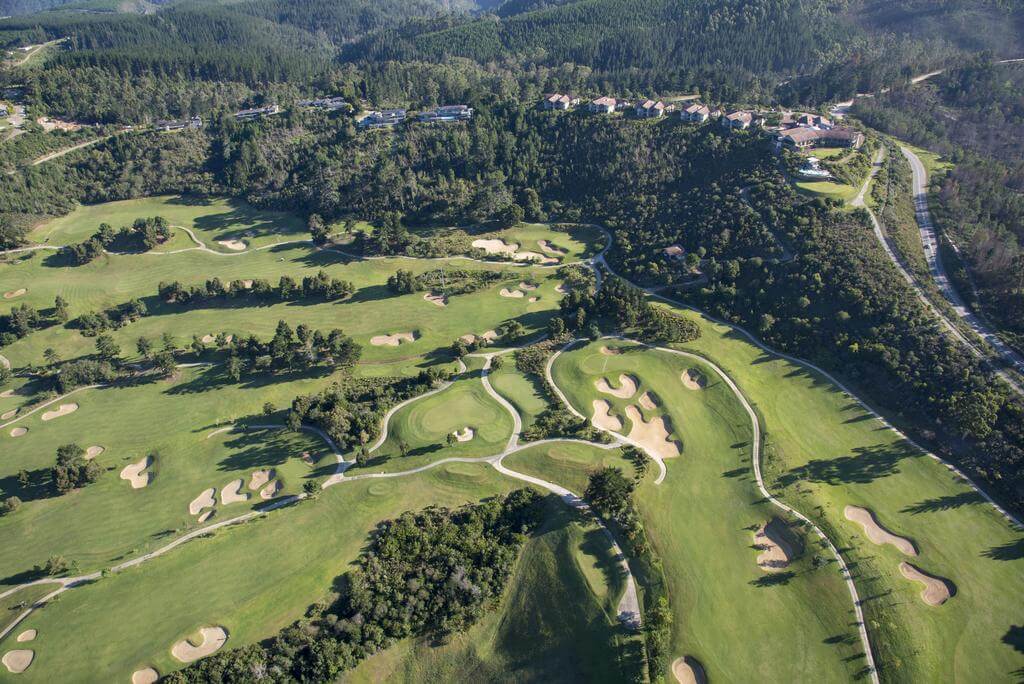 Aerial view of Simola Estate Jack Nicklaus Golf Course